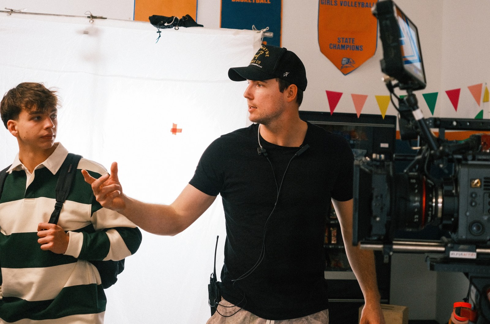 Between Names on set